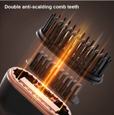 Peine Anti-Frizz Portátil y Recargable