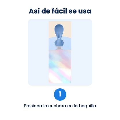 Set de Cucharas de Silicona para Bebé