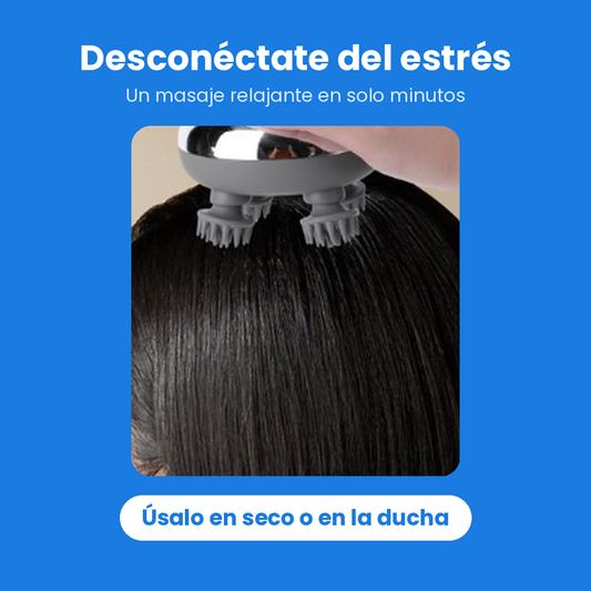 Masajeador Cuello Cabelludo Terapia Luz