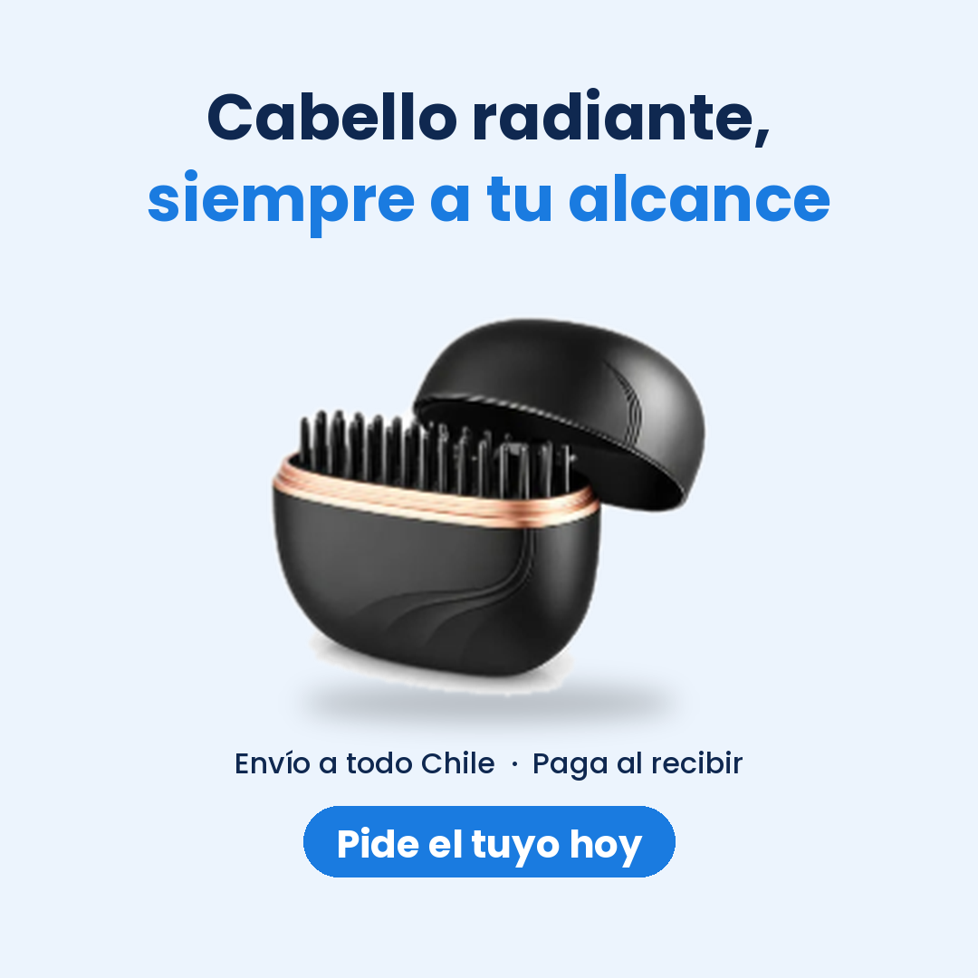 Peine Anti-Frizz Portátil y Recargable